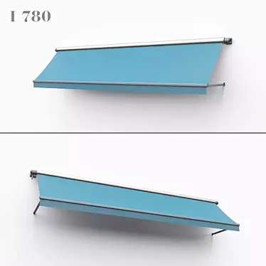 Adjustable Marquise for Window Shading 3D model image 1 