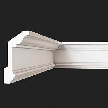 Classic Cornice Moulding - 50x100 mm 3D model image 1 