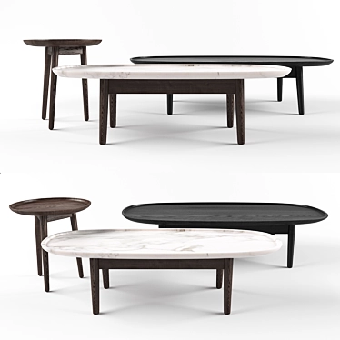 Modern MAD Coffee Table by Poliform 3D model image 1 