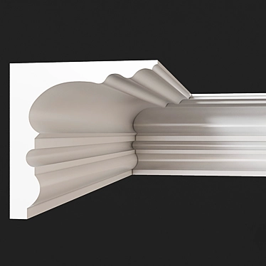 Classic Gypsum Cornice | ArtPole 3D model image 1 