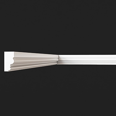 Elegant Gypsum Molding - ArtPole 3D model image 1 