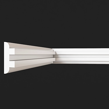 Elegant Gypsum Molding | Artpole Store 3D model image 1 