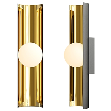 Elegant Baker Sconce 3D model image 1 