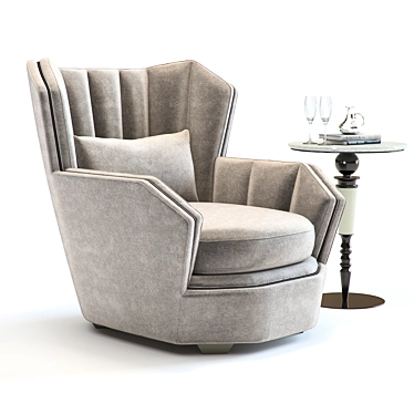 Ultimate Comfort: Hemingway Armchair 3D model image 1 