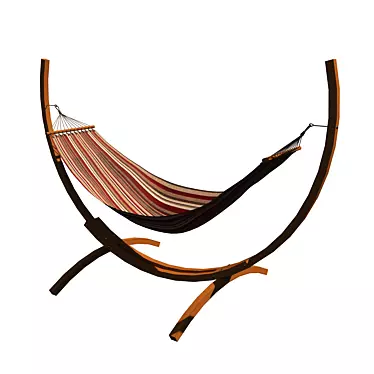 Compact Hammock for Ultimate Relaxation 3D model image 1 