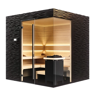 KLAFS Design Sauna Shape: Ultimate Luxury 3D model image 1 