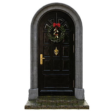 Classic Door L-1000 H-2400 3D model image 1 