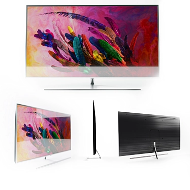 Samsung 75" QLED Smart 4K UHD 3D model image 1 