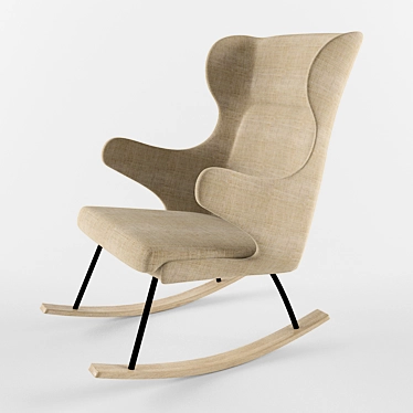  JB Lounger Chair: Stylish Comfort for Any Space 3D model image 1 