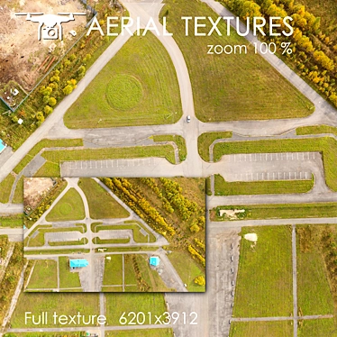 Aerial Field Texture - 120m Height 3D model image 1 