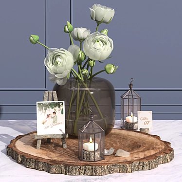 Elegant Table Decor for Special Events 3D model image 1 