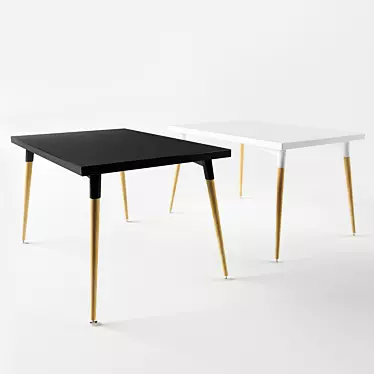 Oslo Rectangular Table 3D model image 1 