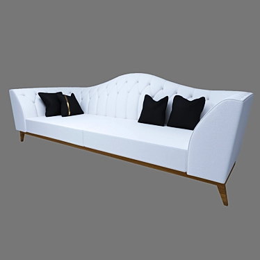 Elegant Chester Sofa: Modern Design & Superior Quality 3D model image 1 