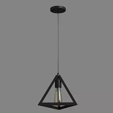 Industrial Loft Ceiling Light 3D model image 1 