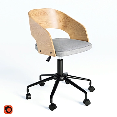 Elegant Heights Adjustable Office Chair - FLOKI 3D model image 1 