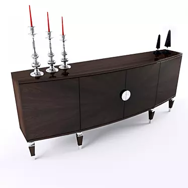 Viento Sideboard: Stylish Storage with Versatile Sizes 3D model image 1 