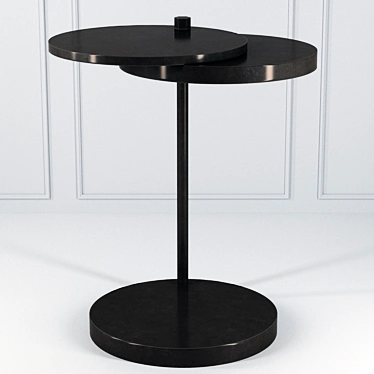 Minimalist Noir Ebba Side Table 3D model image 1 