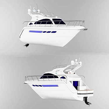  Seafarer 01: Stunning Yacht Replica 3D model image 1 