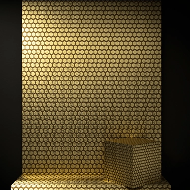 Elegant Brass Polished Decor 3D model image 1 