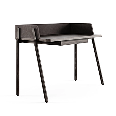 Sleek Ash Desk - Stylish and Functional 3D model image 1 