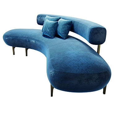 Ella Piet Boon Designer Sofa 3D model image 1 