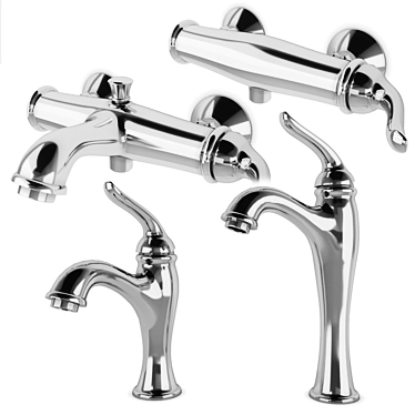 BelBagno Tiffany Faucet - Elegant and Modern 3D model image 1 