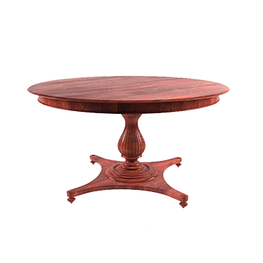 Circular Table 3D model image 1 