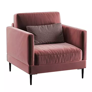 Elegant Mesonica Armchair: "Anton 3D model image 1 