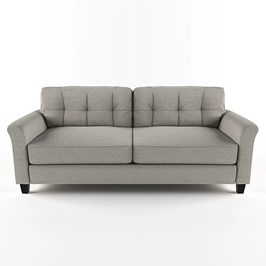 Title: Contemporary Chic Sofa

Description (translated from Russian): This modern sofa combines sleek design with superior comfort. Its clean lines and trendy color 3D model image 1 