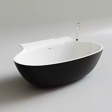 Sleek Falper Scoop Bath 3D model image 1 