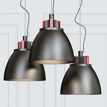 Sleek Condor Pendant Light - 3000K LED 3D model image 1 