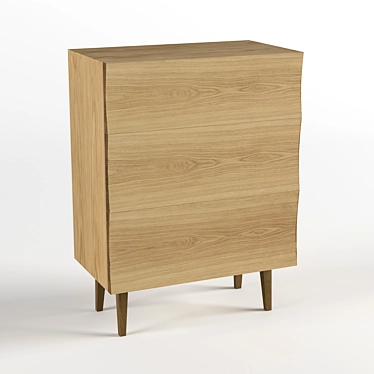 Modern Reflect Cabinet: Stylish Muuto Sideboard 3D model image 1 