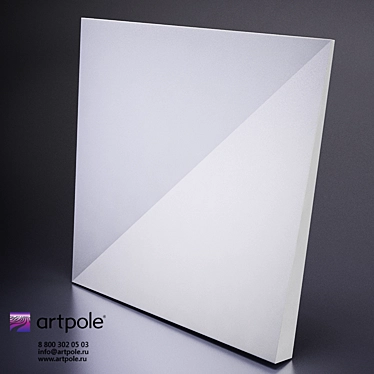 Romb 3D Plaster Panel from Artpole 3D model image 1 