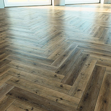 Natural Wood Parquet Tiles. Versatile Flooring Solution. 3D model image 1 