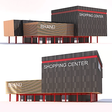 Modern Shopping Center 3D model image 1 