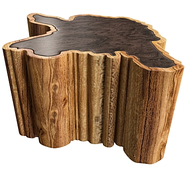 SEQUOIA Wood Coffee Table by Brabbu 3D model image 1 