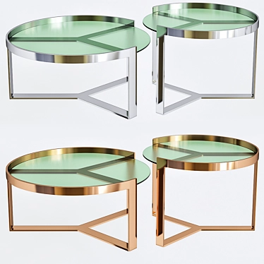 Aula Coffee Table: Sleek and Stylish 3D model image 1 