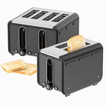 Title: Dualit Studio Toaster - Sleek and Stylish 3D model image 1 