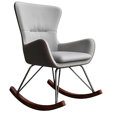 Elevate Your Comfort: Minotti Rocking Chair 3D model image 1 