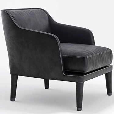 B&B Italia Nidus: Stylish, Compact Armchair 3D model image 1 