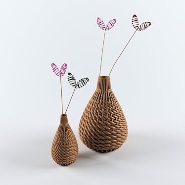 Elegant Decor Vase 3D model image 1 