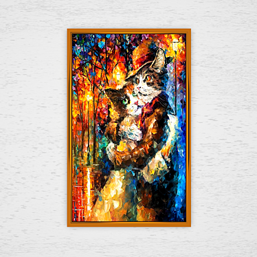 Purrfect Kitty Frame 3D model image 1 