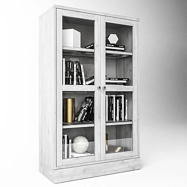 HAVSTA Display Cabinet with Stand 3D model image 1 