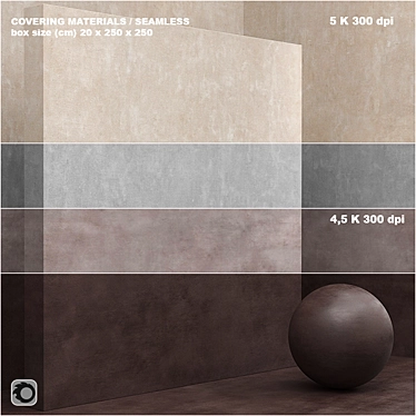 Material (seamless) - coating, concrete, plaster set 64