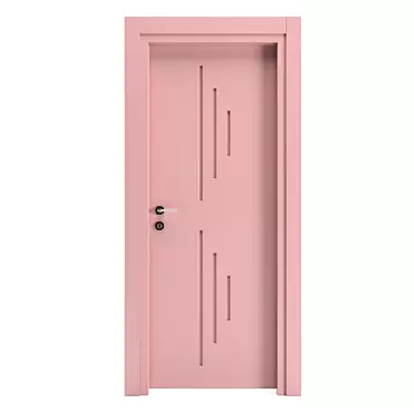 Sleek Modern Door 3D model image 1 