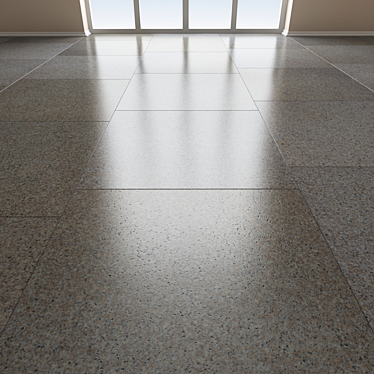 High Detail Granite Floor Slab 3D model image 1 