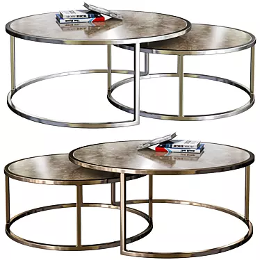 Ginny Nesting Coffee Tables 3D model image 1 