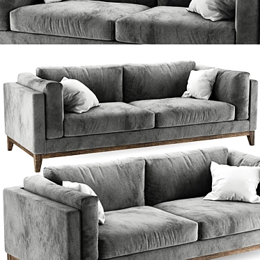 Modern 3D Sofa Design 3D model image 1 