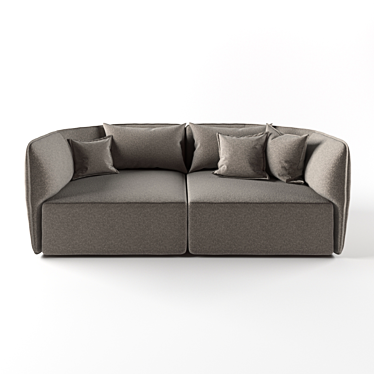 Chamfer Modular Sofa: Dynamic Design by Urquiola 3D model image 1 