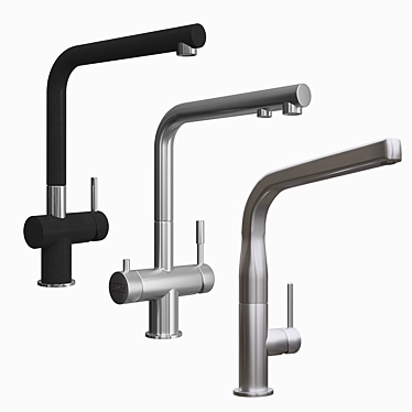 Elegant Franke Kitchen Taps 3D model image 1 